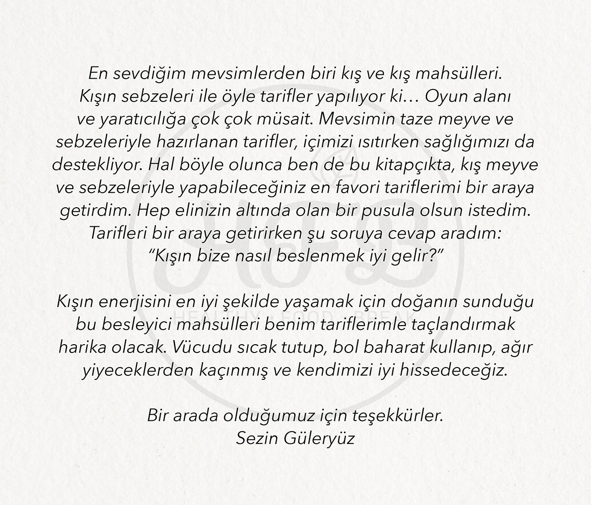 Kış Tarifleri Dijital Kitapçık