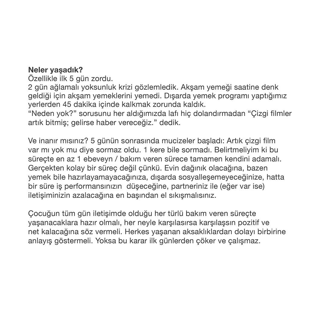 Çocuklarda Ekranı Bırakma Rehberi