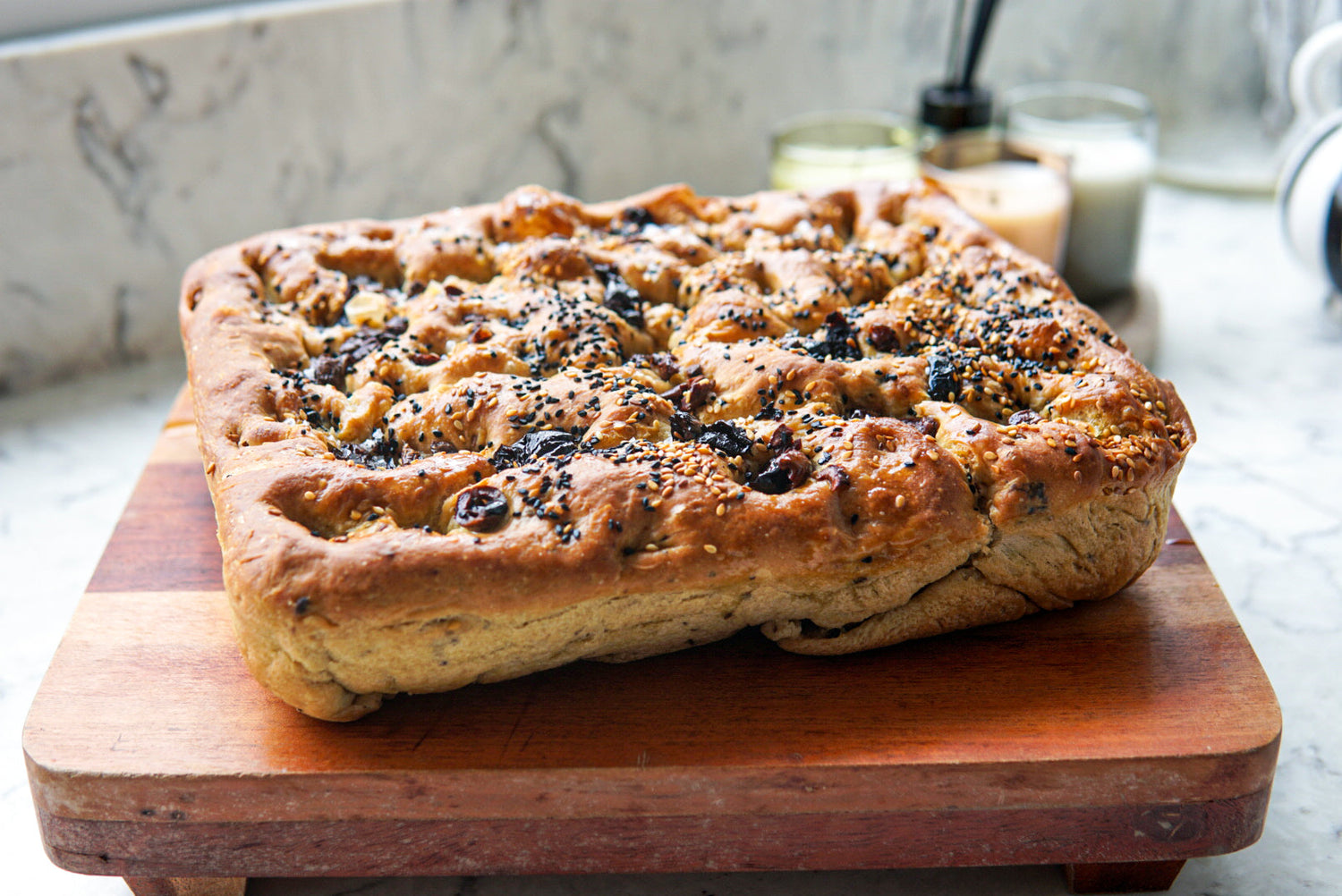 Zeytinli & Susamlı Ramazan Focaccia’sı🫒🧡