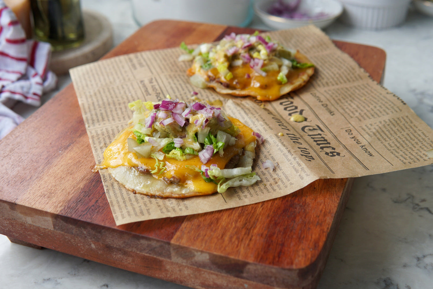 Smashed Burger Taco 🌮