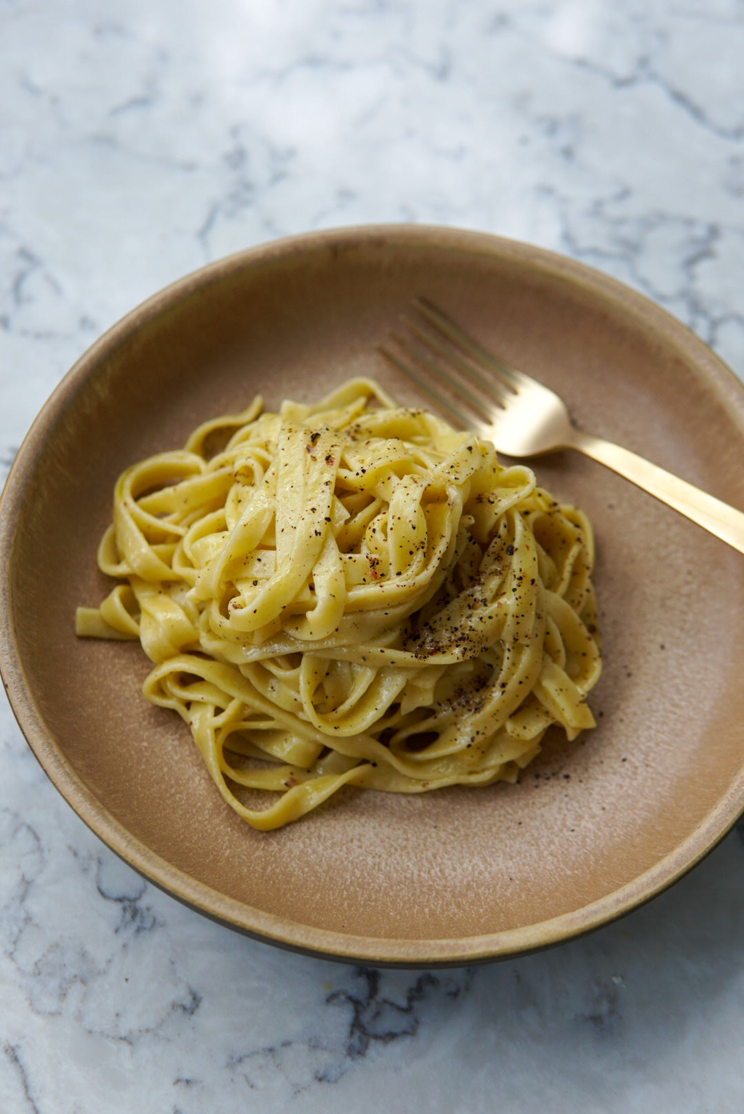 Cacio e Pepe Soslu Fettucine