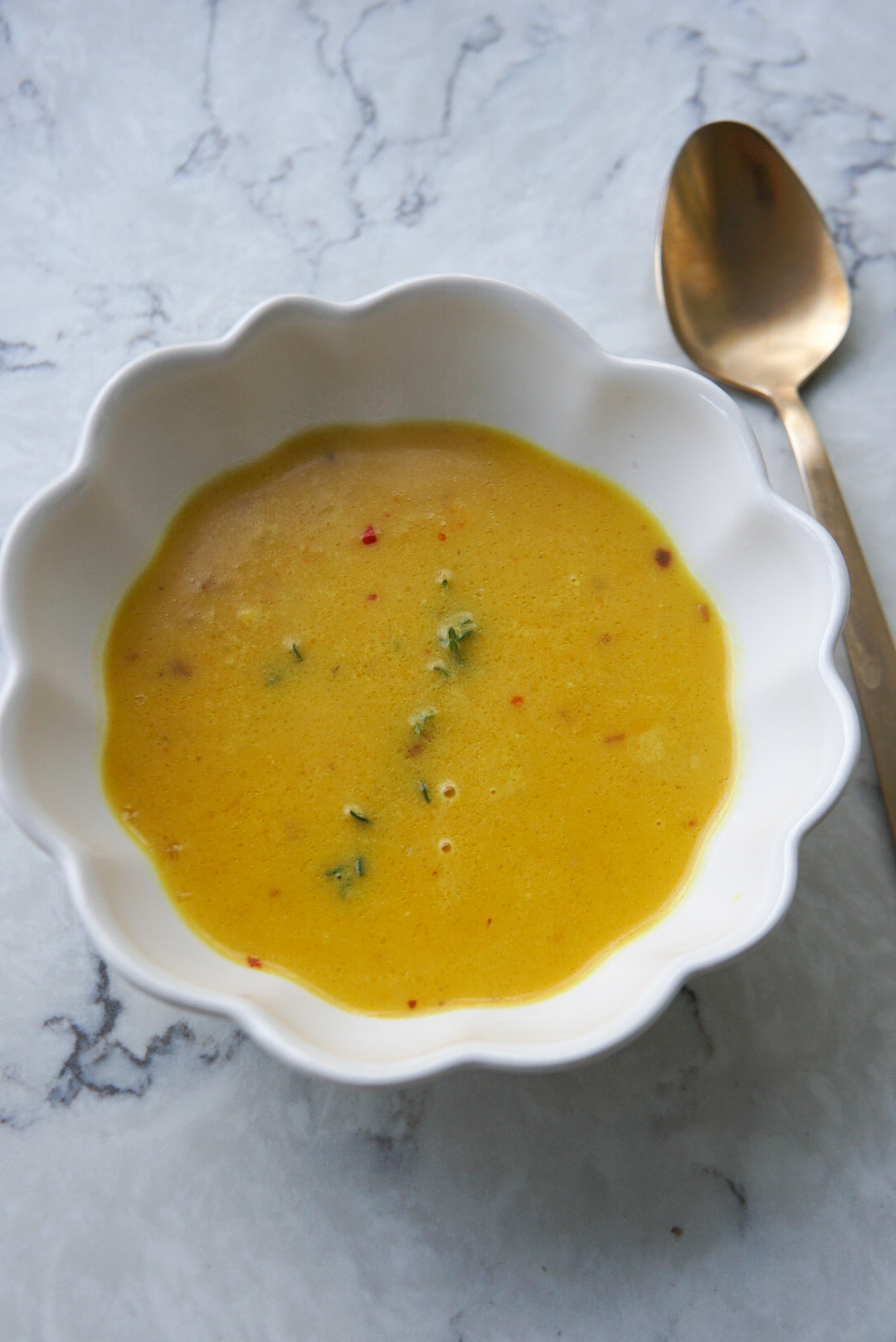 Hindistan Cevizi Sütlü Balkabağı Çorbası