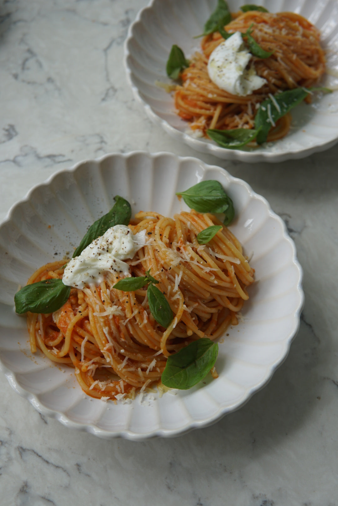 Köz Sebzeli Spaghetti