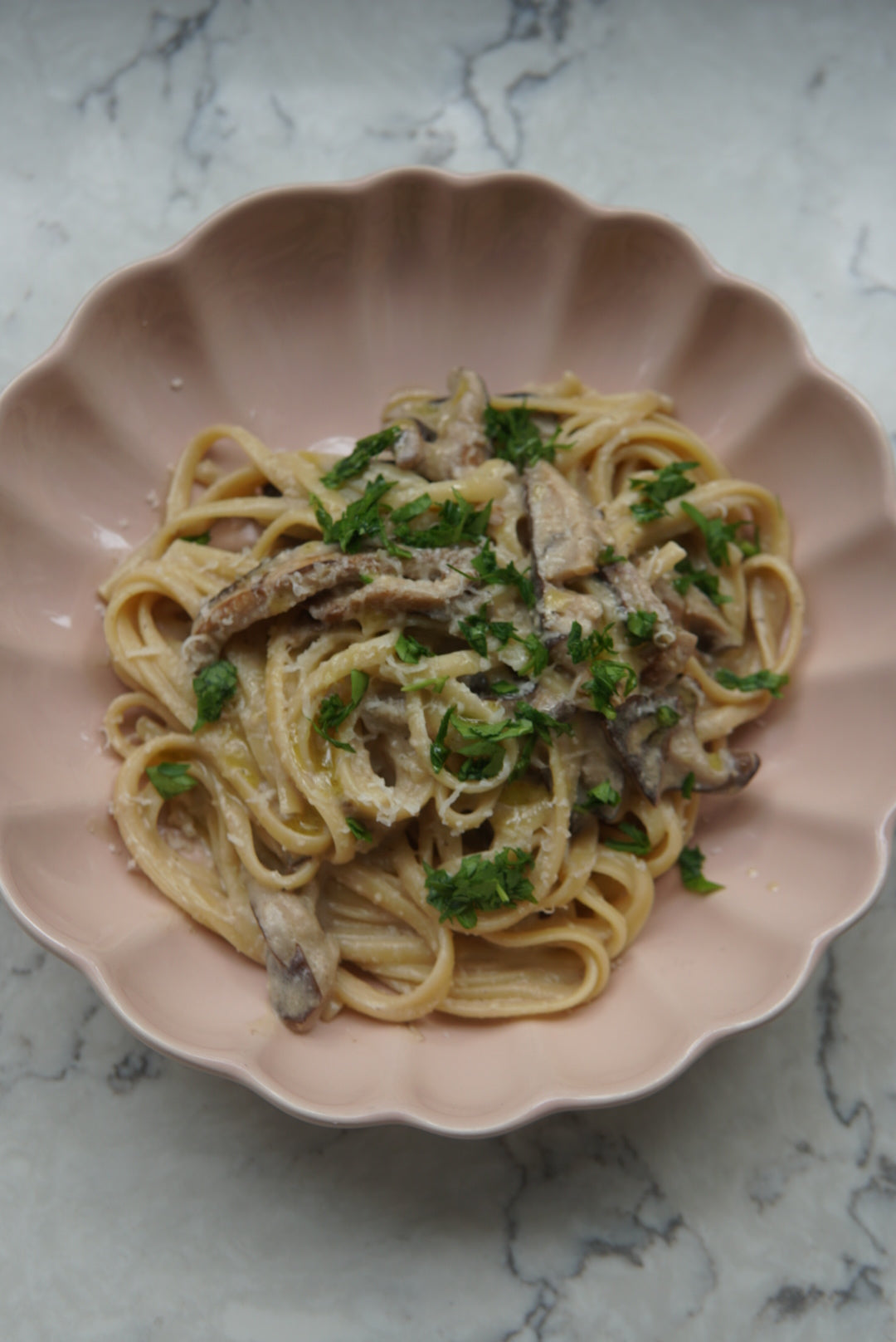 Mantar Soslu Linguini