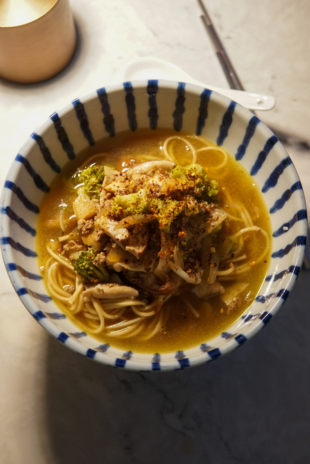 Brokoli & Mantarlı Ramen