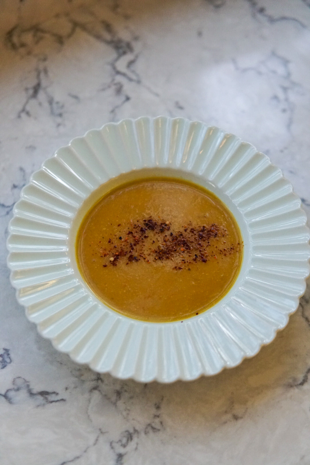 Zencefilli & Zerdeçallı Balkabağı Çorbası