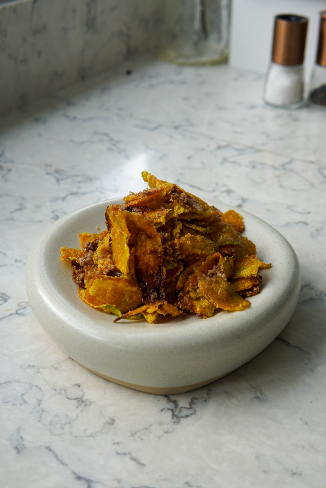 Ekşi Soslu Çıtır Balkabağı