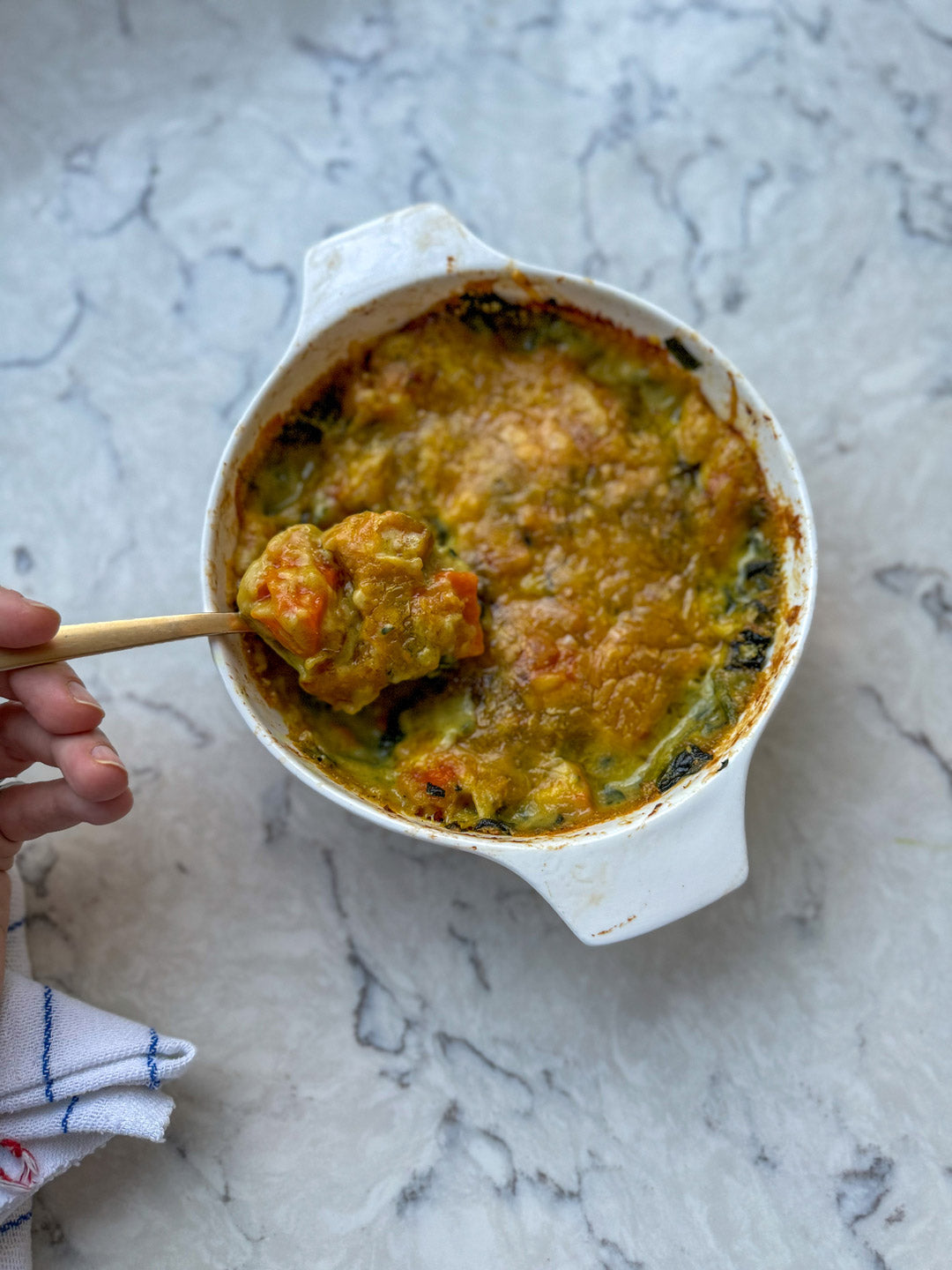 Ispanaklı Balkabağı Graten